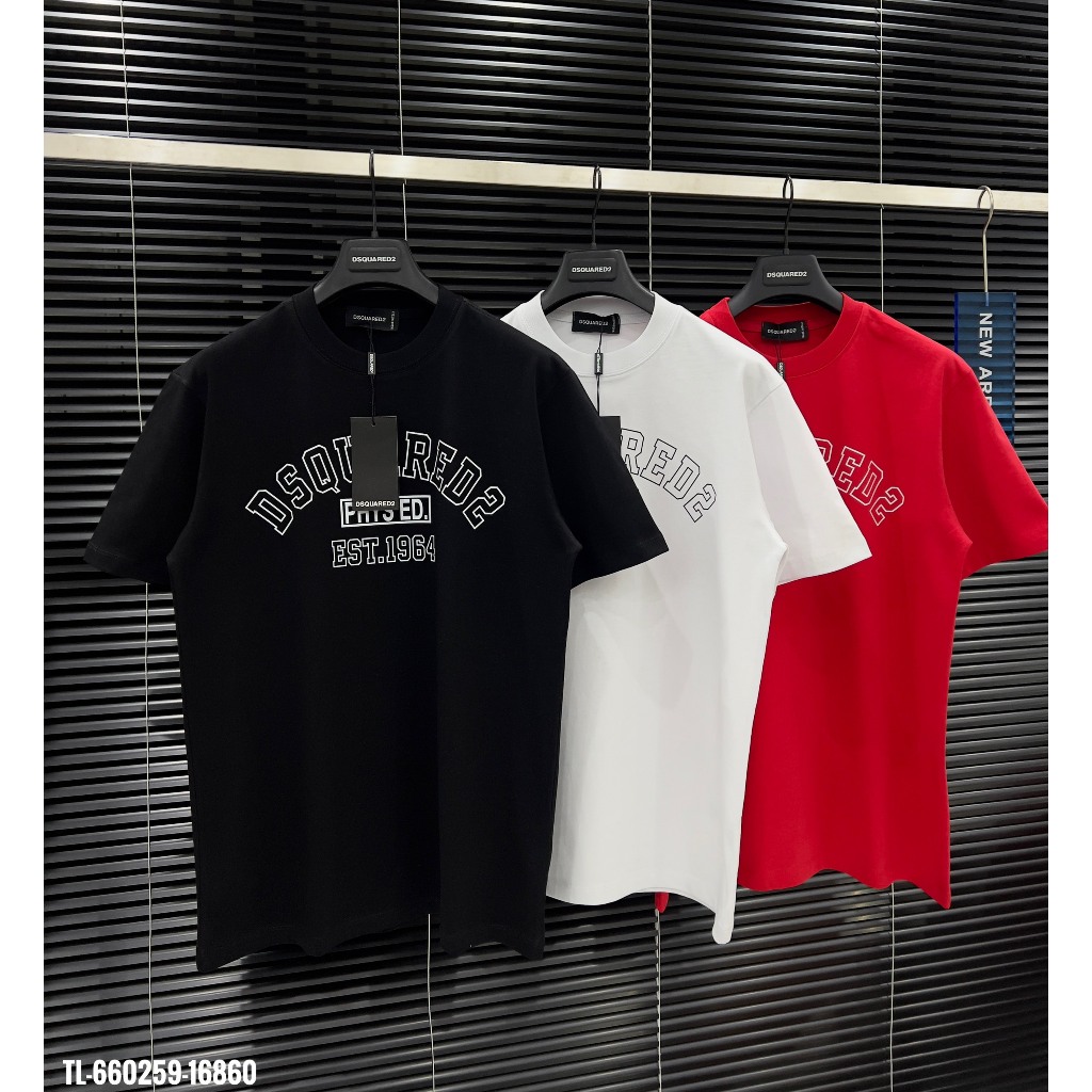 🔥Hot🔥Áo thun Dsquared2 Phys Ed in chữ thiết kế hot trend Nam nữ Season 2024