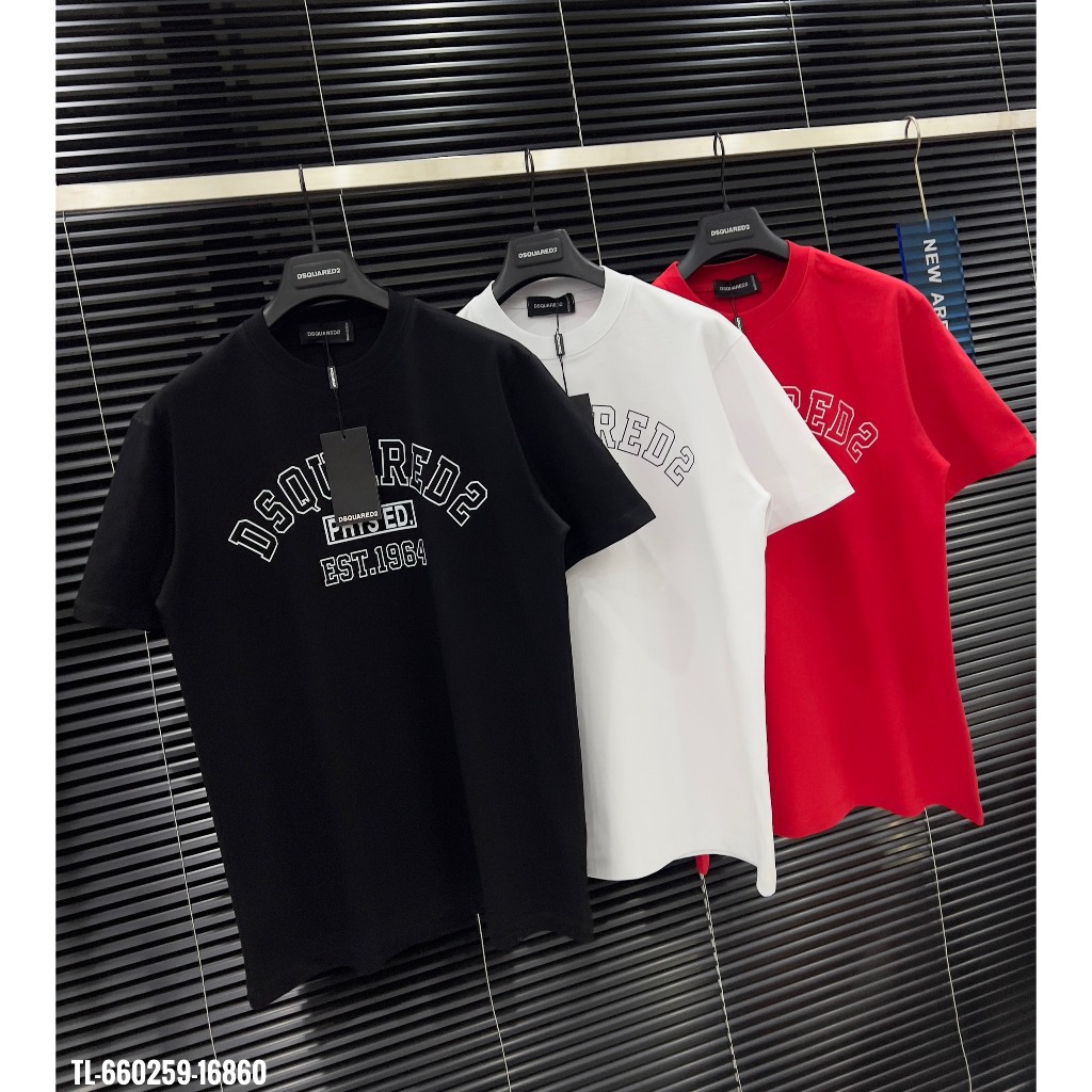 🔥Hot🔥Áo thun Dsquared2 Phys Ed in chữ thiết kế hot trend Nam nữ Season 2024