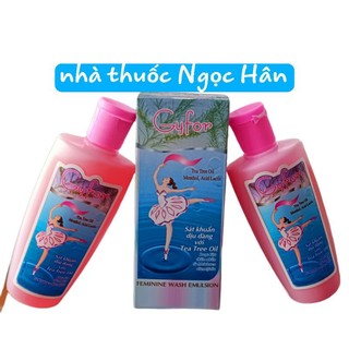 Nhũ Dịch GYFOR Vệ Sinh Phụ Nữ Chiết Xuất Tràm Trà Khử Mùi Chai 100 Ml