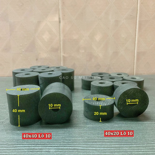 Cao su chống rung đường kính 40 (mm) , Cao su kê chân máy , Cao su giảm chấn kính 40 cao 20; 40 (mm)