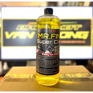 [Tặng vòi xịt] Dung Dịch Tẩy Rửa Đa Năng Mr.Finn Super Clean 1 Lít - Rửa Sên, Vệ sinh Nhông sên dĩa, lốc máy, dầu nhớt