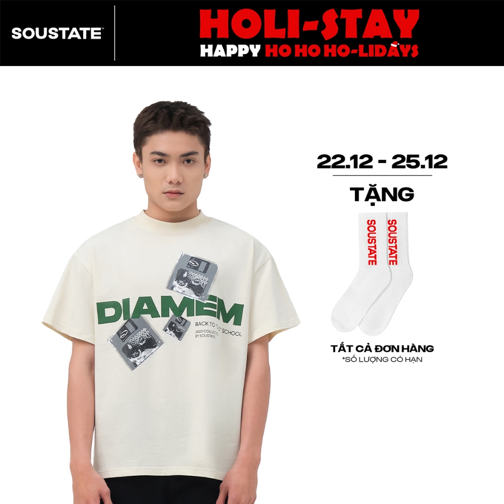 Áo Thun Boxy SOUSTATE Diamem