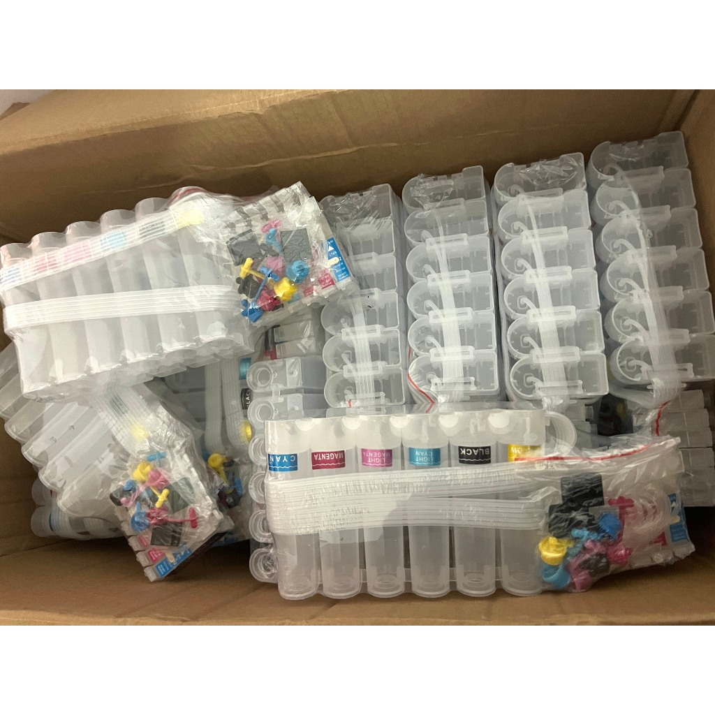 Bộ Tiếp Mực Ngoài không chip dùng cho máy in Epson 804A