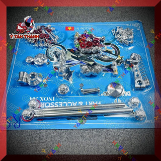 Bộ ốc inox full xe cho Wave RS thắng đĩa MS06