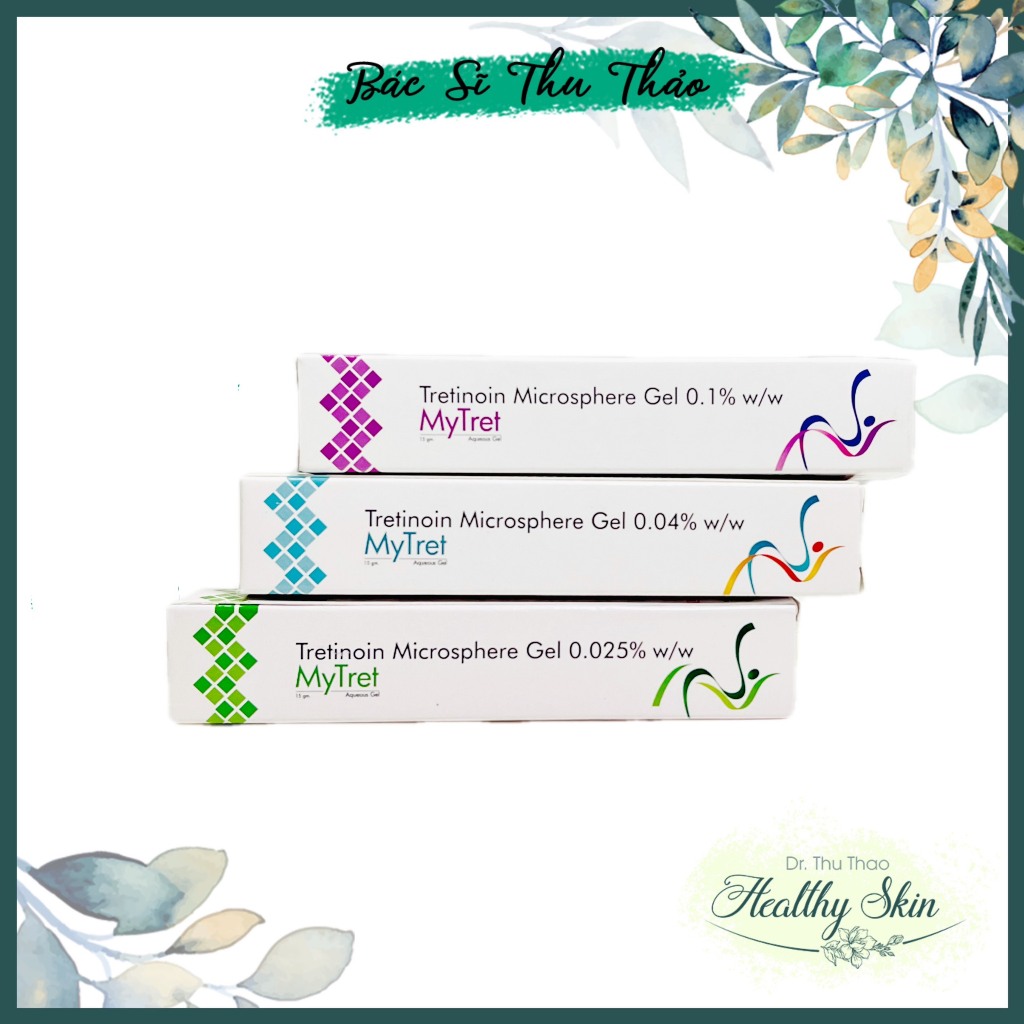 GEL MỤN TRETINOIN MICROPHERE GEL 0,025% (MYTRET)