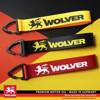 Móc khóa dây vải WOLVER 2024 - Móc khóa xe máy Wolver - Móc Wolver - Áo thun Wolver - Nón Wolver