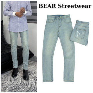 Quần jean nam chất liệu denim thiết kế 4 màu form dáng skinny thương hiệu BEAR - SK008