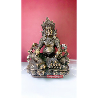 Tượng đồng hoàng thần tài mật tông cao 15 cm