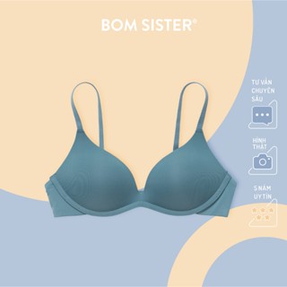 Áo lót thun lạnh không gọng mút mỏng thoải mái nâng ngực tự nhiên BOM SISTER A1016