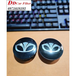Logo chụp mâm, ốp lazang bánh xe Daewoo Matiz, Lanos, Nubira - Không sử dụng cho Daewoo Lacetti
