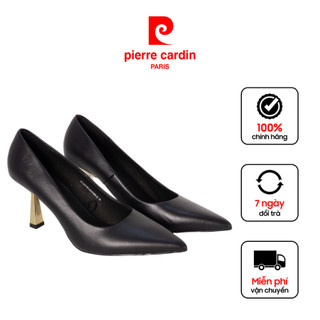 Giày cao gót nữ Pierre Cardin chất liệu da bò thật, đế cao 6cm, đế chống trượt - 239