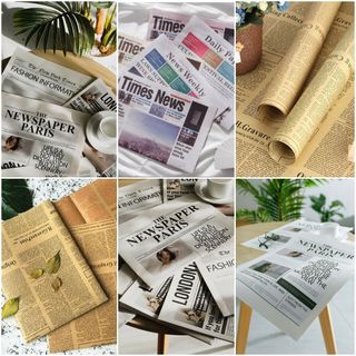 TỜ BÁO GIẤY phụ kiện trang trí chụp ảnh đẹp. Tờ bản tin vintage chụp ảnh thời trang