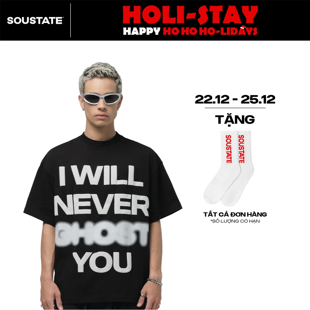 Áo Thun Big Boxy SOUSTATE "Ghost"