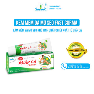 Kem Mềm Da Mờ Sẹo Fast Giấp Cá Curma (20g) - Hỗ Trợ Làm Mờ Sẹo, Làm Mềm, Dịu Mát Da - Tâm Dược