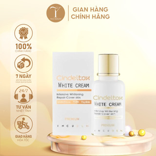 Kem Dưỡng Trắng Da Cao Cấp CINDEL TOX White Cream 50ml Hàn Quốc Bật Tông Da Sáng Hồng, Căng Mịn Tự Nhiên - Yolobeauty