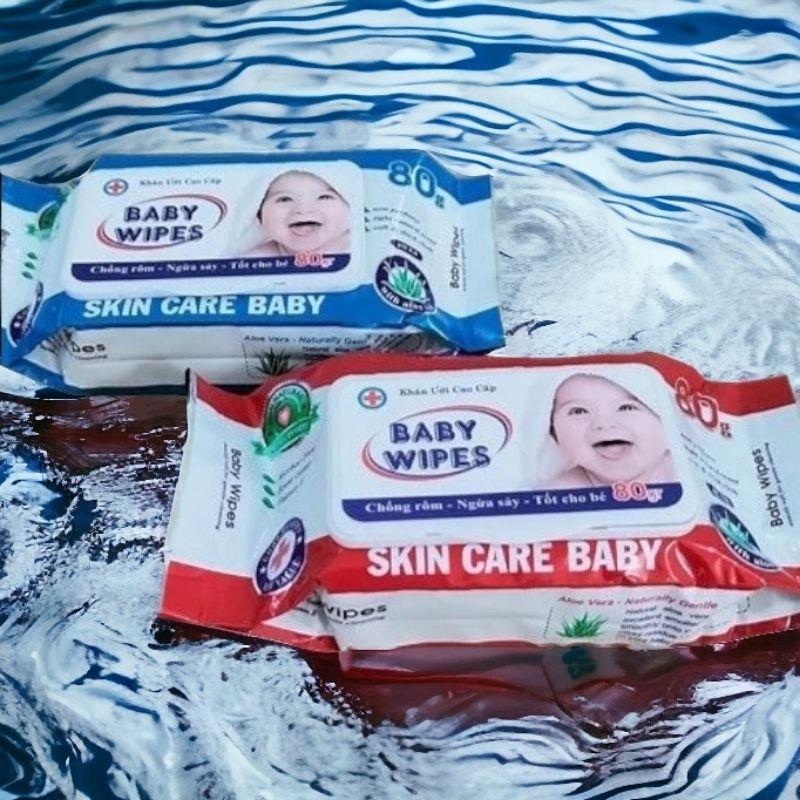 (80GR) Khăn Giấy Ướt Baby Wipes  80gr