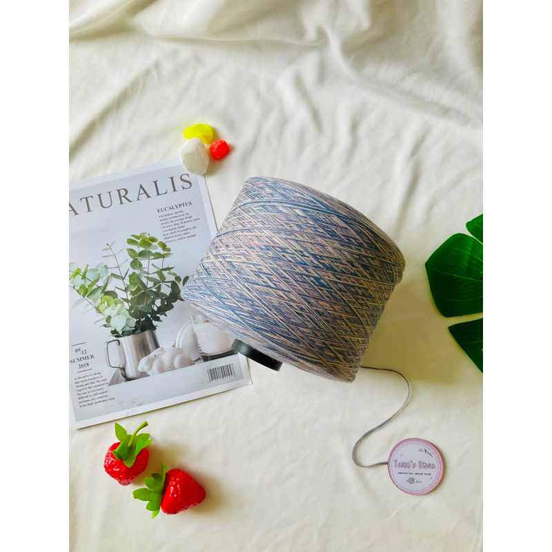 Yarn - Sợi Cotton Silk Loang - Sợi Cotton Lụa Loang | Sợi chập  | Terri Store