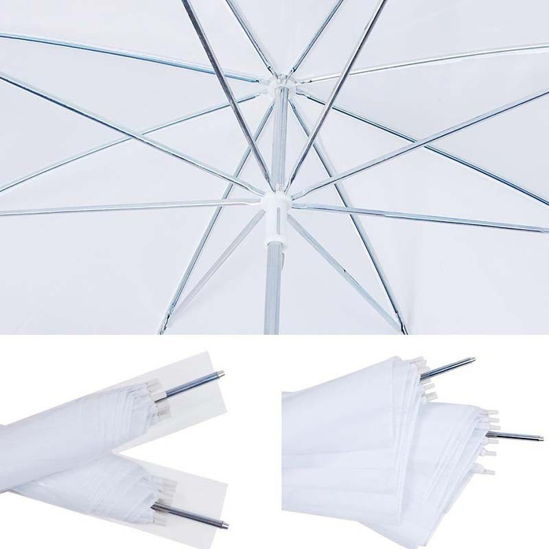 Dù xuyên trắng cho đèn flash sz 80 và 110cm