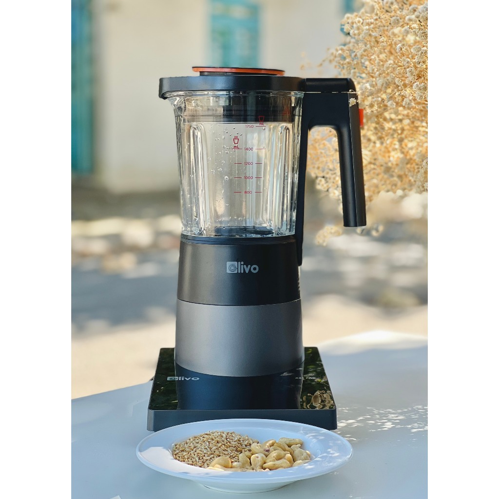 Máy làm sữa hạt Olivo X24 Pro thiết kế mới chống trào bảo hành 2 năm chính hãng tặng sách công thức sữa hạt