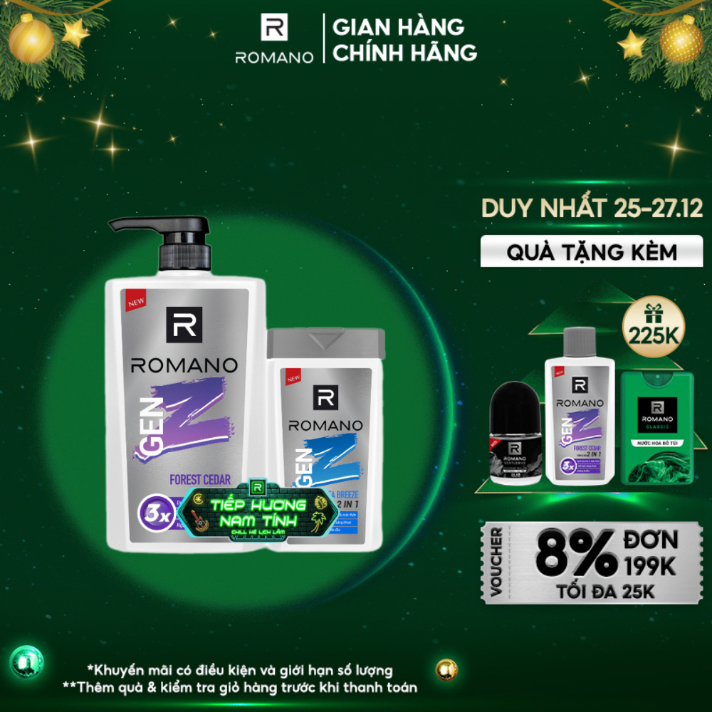 Combo Dầu gội Gen Z 610g + dầu gội Gen Z 150g