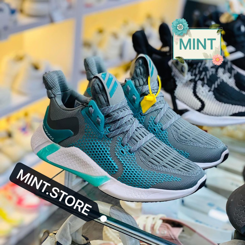 Giày thể thao sneaker alphabounce 2020 instinct xám xanh