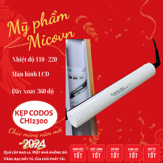 Kẹp duỗi tóc codos chi-2300 nhiệt độ ổn định màn hình lcd dây xoay 360 độ