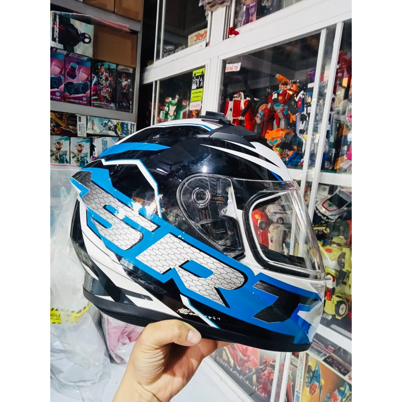 Nón Bảo Hiểm Fullface Yohe 978 Storm SRT Xanh Size L chính hãng