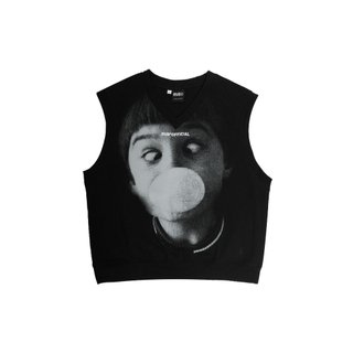 Áo tanktop rvb chewing gum black / brown