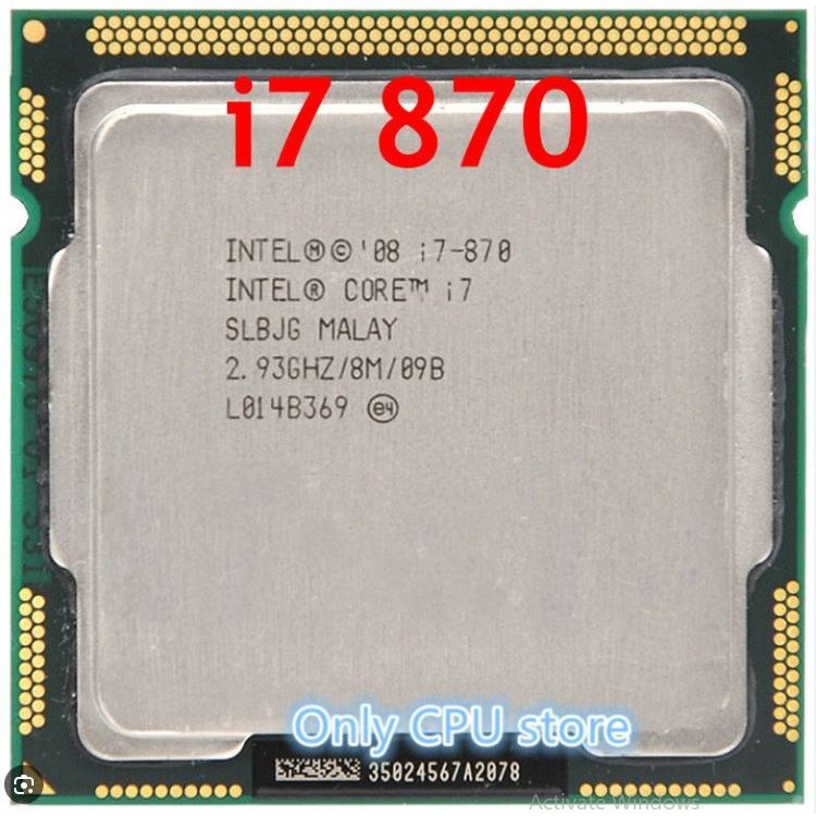 Bộ vi xử lý intel core i7 870 860 socket 1156
