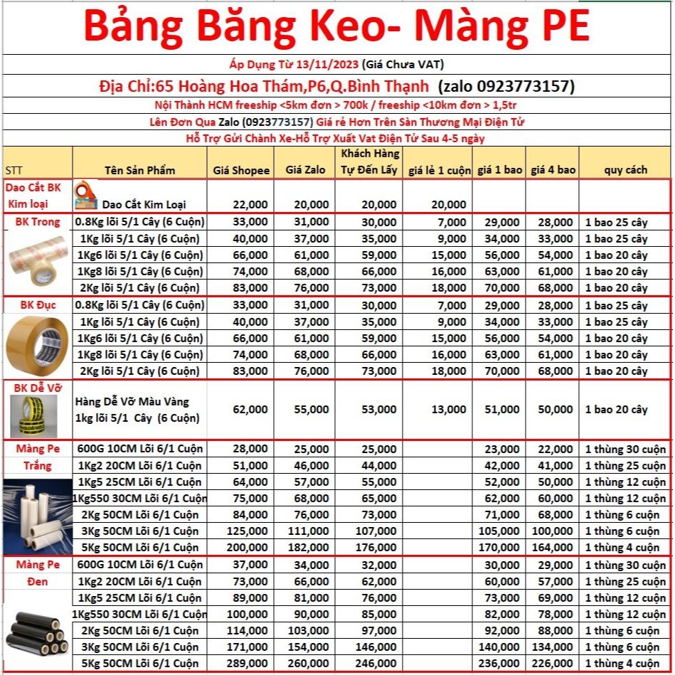 BĂNG KEO TRONG/ ĐỤC ±1KG6 ±1KG8, 200Y, BỀN, DAI