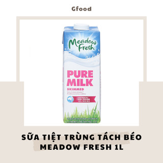 Meadow fresh sữa tươi tiệt trùng tách béo hộp 1l