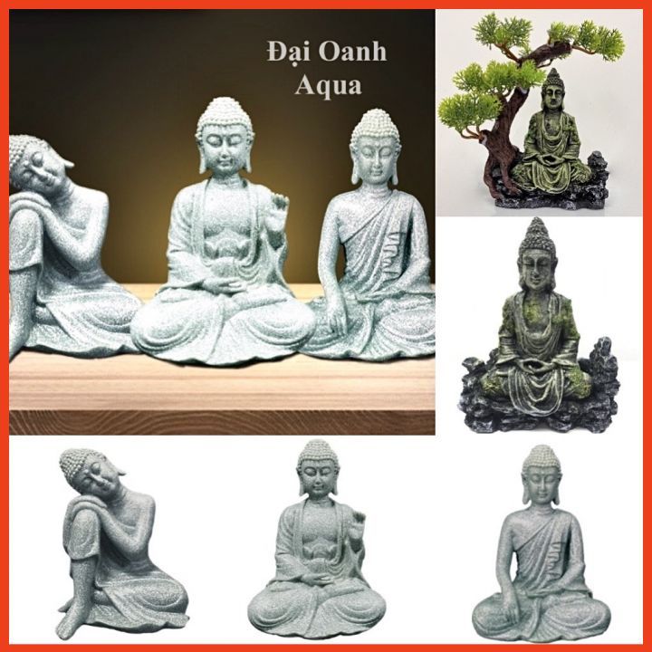 Tượng Phật Thủy Sinh Trang Trí Bể Cá Cảnh- Tiểu Cảnh- Hòn Non Bộ