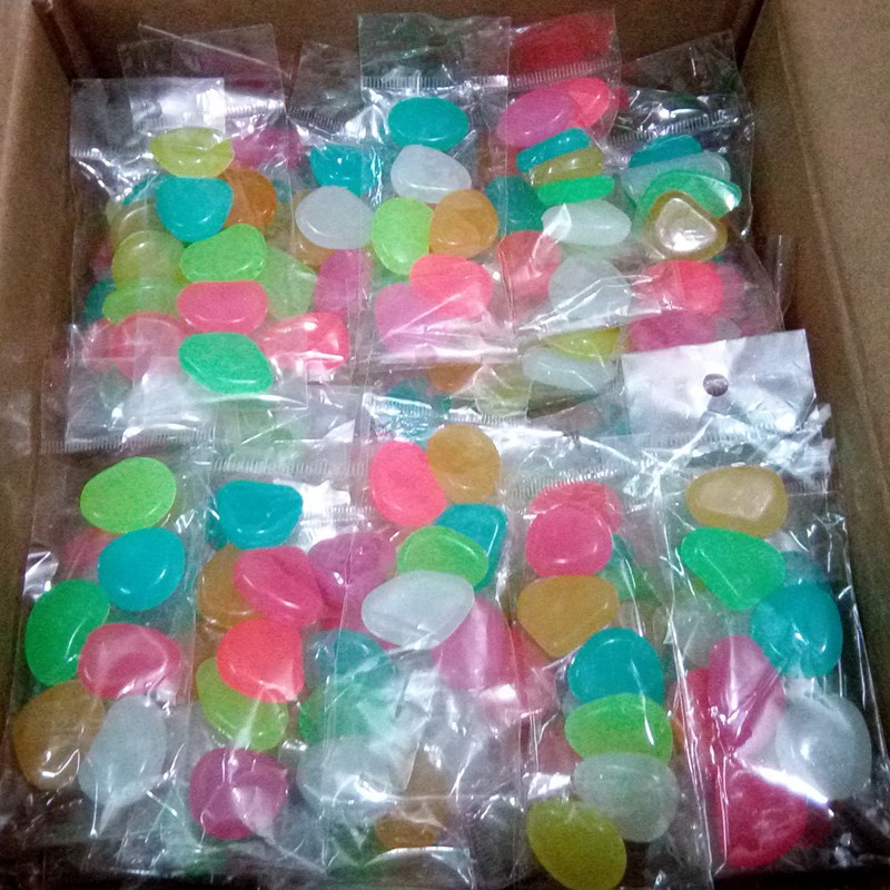 20gr  Sỏi Màu Dạ Quang Trang Trí Bể Cá, Decor