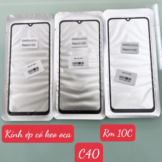 Rm 10c - kính ép màn hình có keo oca xiaomi poco c40 - kính ép màn hình có keo oca xiaomi redmi 10c
