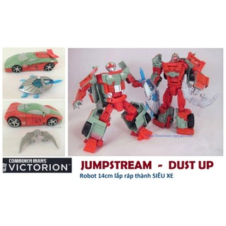 🔸️ bộ 2 robot 14cm lắp ráp thành 2 mẫu siêu xe - transformers combiner wars