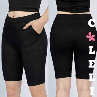 Quần ngố BIG SIZE nữ thun cạp cao quần legging dài ngố nâng mông vải dày cao cấp dáng ôm bó lưng thun Bigsize