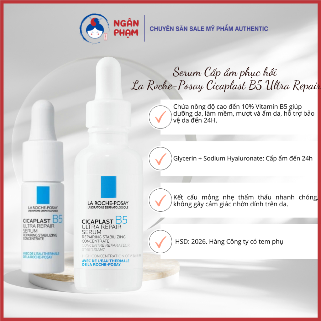 Serum Cấp Ẩm, Phục Hồi Da Cicaplast B5 Ultra Repair