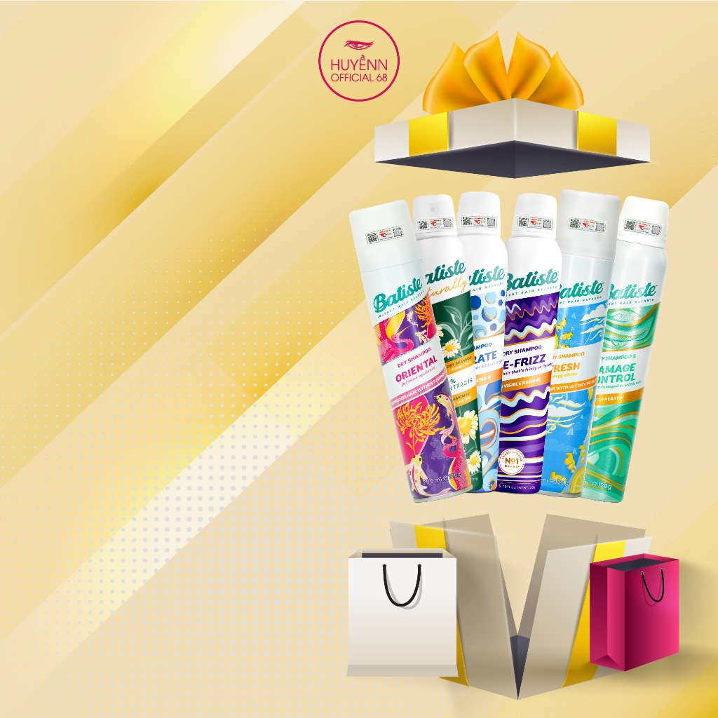 Dầu Gội Khô Pantene Batiste Thích Hợp Du Lịch Công Tác Công Việc Mềm Mượt Giảm Rụng Tóc