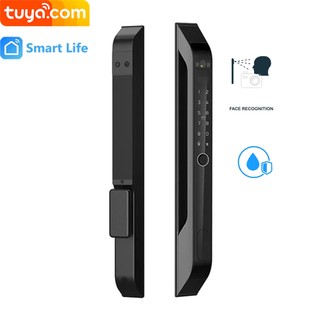 Khóa vân tay cửa nhôm Tuya Smart Life NF9 nhận diện khuôn mặt chống nước