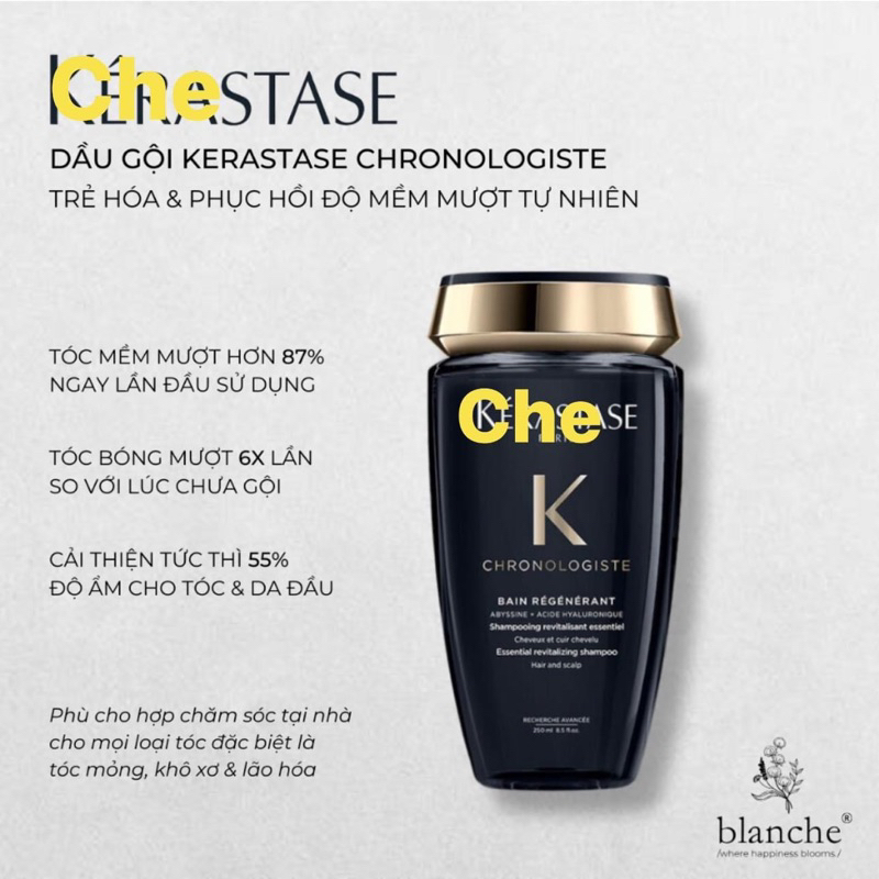 Bộ Sản Phẩm Chăm Sóc Tóc Kérastase Chronologiste Kit Bain Masque Huile Set 3 Món
