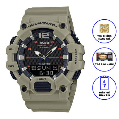 Đồng Hồ Nam Casio Dây Nhựa Trẻ Trung HDC-700-3A3VDF Chính Hãng