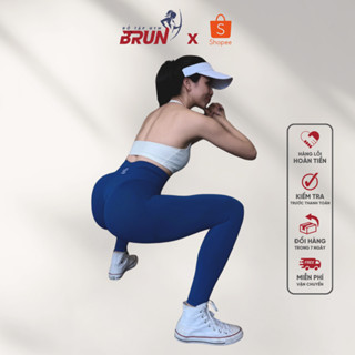 Quần tập legging dài LUNA - Quần thể thao Chất thun dệt cao cấp - BRUN