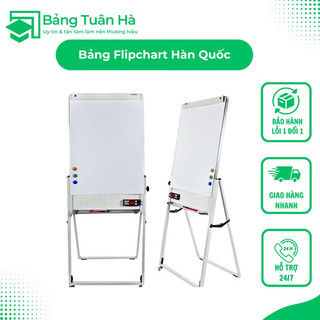 [ĐẶC BIỆT] BẢNG FLIPCHART CHÂN GẤP, NÂNG HẠ ĐỘ CAO (Tặng kèm bút, lau bảng, 10 tờ giấy chuyên)