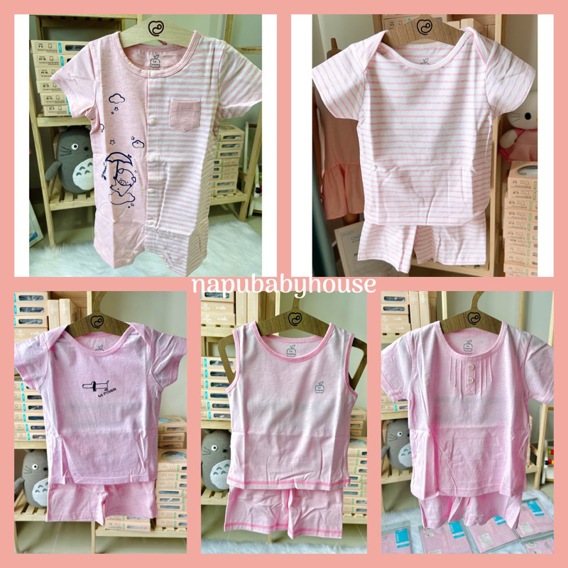 Đồng giá Sale lớn các mẫu bộ quần áo cộc tay cotton Lapomme cho bé
