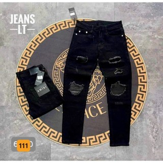 Quần jean nam rách cá tính mẫu mới 4050 có size đại ạ