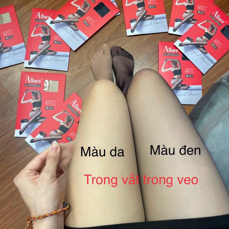 Quần tất da siêu mỏng siêu dai đều màu