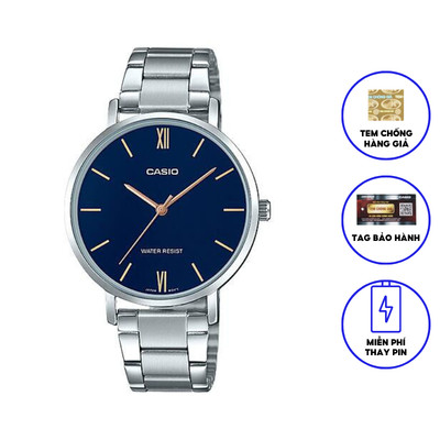 Đồng hồ nữ dây kim loại chính hãng Casio LTP-VT01D-2BUDF