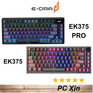 Bàn phím cơ Edra EK375 PRO Hotswap - Đa kết nối USB / Bluetooth / 2.4Ghz