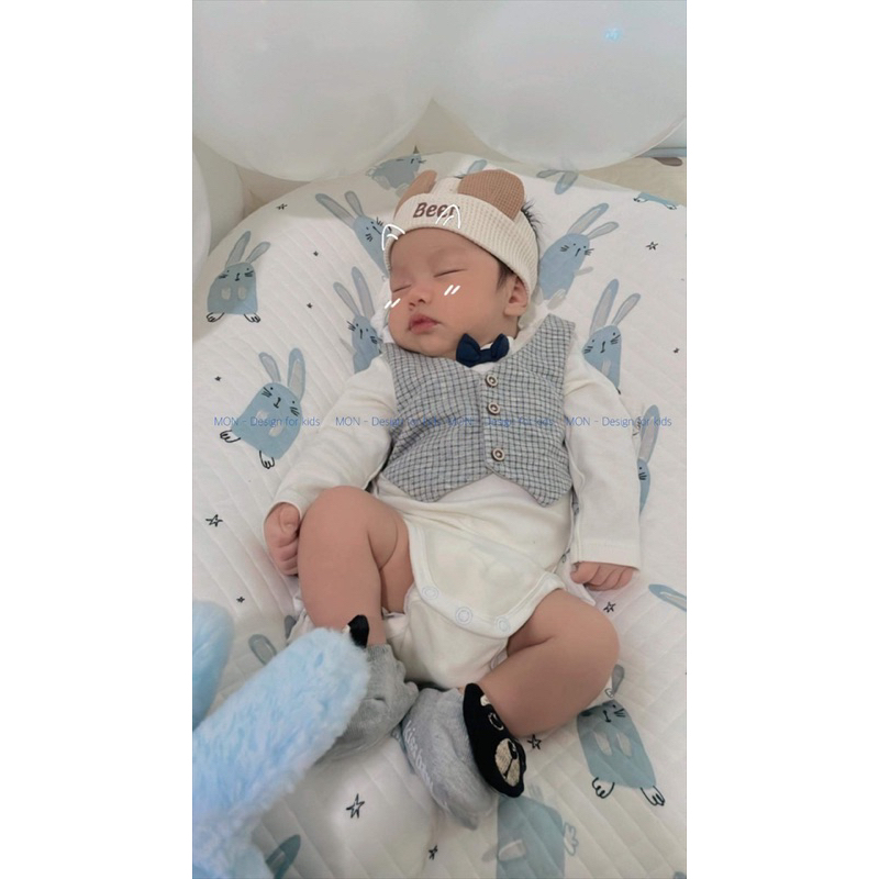 Bodysuit bộ body chip công tử HM hàng xuất siêu yêu cho bé trai