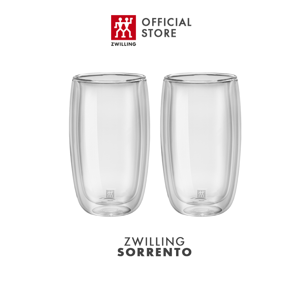 Sorrento Bộ ly thủy tinh 2 lớp latte 350ml